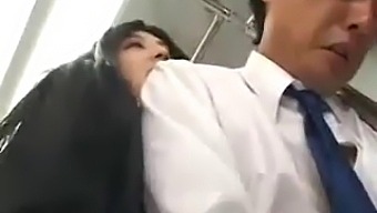 A Public Bus Encounter With An Asian Babe Giving A Handjob