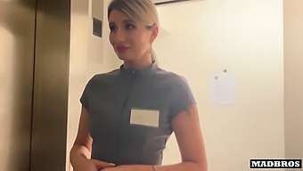Ukrainian Maid Found Stealing And Vigorously Penetrated In The Restroom!