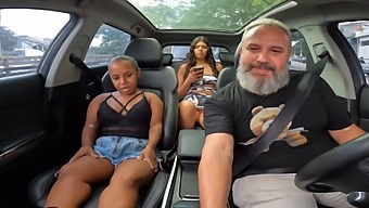 L'Aventure En Plein Air D'Anâzinha Do Mau: Une Balade En Voiture Nue À São Paulo