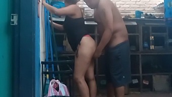I Unexpectedly Catch My Step-Mother-In-Law Doing Laundry And I Can'T Help Myself From Having Sex With Her