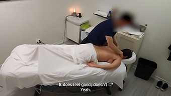 Emma Returns For A Second Session With Her Massage Therapist, A Busty Milf With A Seductive Personality